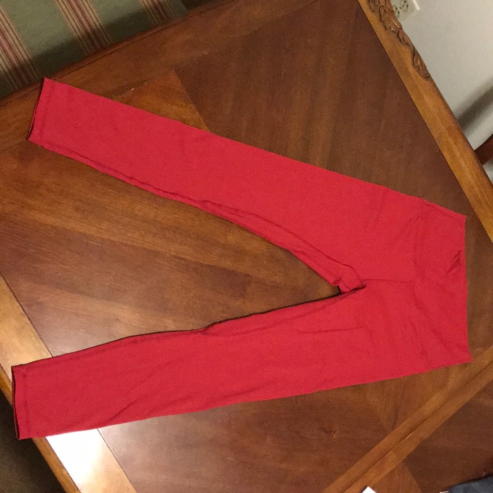 Women’s til you collapse red leggings